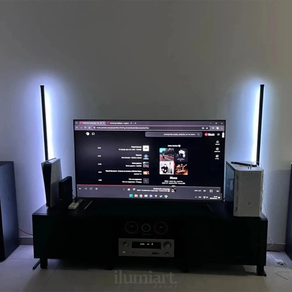 Luminária de chão RGB Dream Color com Sincronização Musical