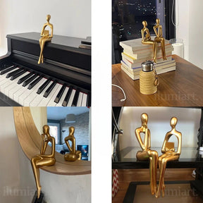 Esculturas Decorativas em Dourado