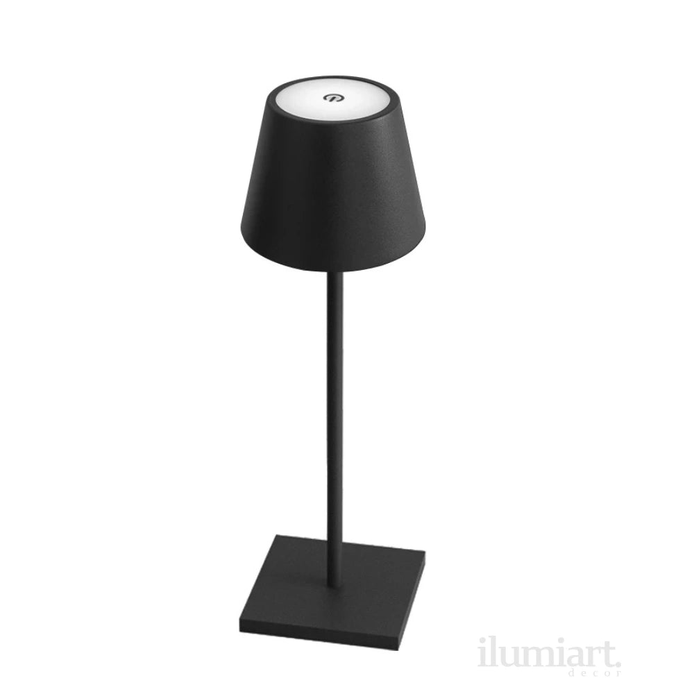 Luminária de Mesa LED Recarregável com Toque - 3 Níveis de Luminosidade